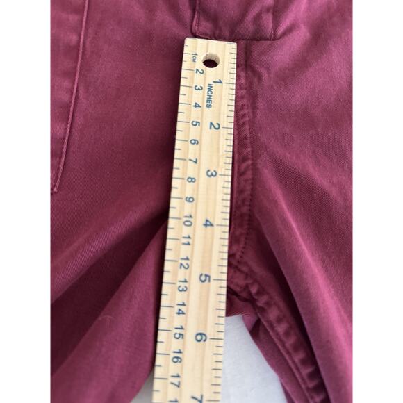 Pistola XS Grover Red Cotton Jumpsuit Merlot Relaxed Field Suit Coveralls - Picture 10 of 13